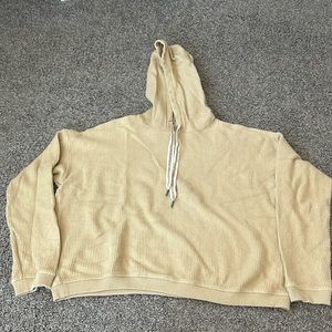 Aerie Ribbed cropped sweatshirt size medium